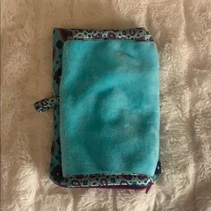 Unused microfiber reusable makeup remover towel